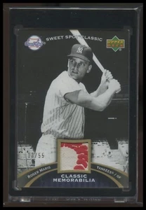 Parche con el logotipo de Roger Maris Yankee Sweet Spot Classic 2007 Upper Deck SP RARO/55 - Imagen 1 de 5