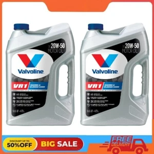 🔥COMBO 2 PACK🔥 Valvoline VR1 Racing Motor Oil SAE 20W-50, 5 Qt - Picture 1 of 5