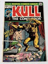 Kull the Conqueror 8  Marvel Comics 1973  VG +  4.5 - 5.0  Severin Werewolf Cvr