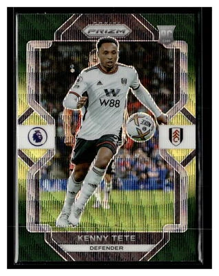 2022-23 Panini Prizm Premier League #73 Kenny Tete Prizms Green Pulsar - Image 1 of 2