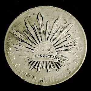 1879 MEXICO SILVER 8 REALES. REDUCED 11/29/23 (1739) - Picture 1 of 2
