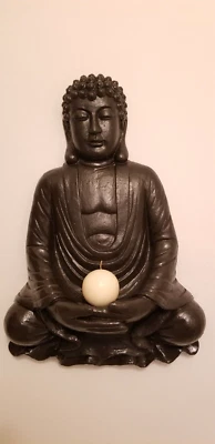 New Large XL Buddha Candle Holder Large XL New Buddha Statue Wall Mounted - Image 1 of 4