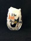 Halloween Wine Glass~Glass~Plastic~Mix & Match~Personalize With Name