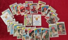 1980 TOPPS BURGER KING PHILADELPHIA PLAYER CARDS- FULL SET OF 23 CARDS- GOOD