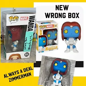MYSTIQUE Funko POP! Marvel X-Men Mystique #61 Vinyl Figure New Not Correct Box - Picture 1 of 9