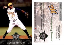 Daniel Mayora 2011 Grandstand Montgomery Biscuits #NNO Card *AutographDen*