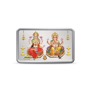 Barra de Plata Laxmi Ganesh Plata Diwali / Dhanteras / Regalo Fino 999.9 - Imagen 1 de 6