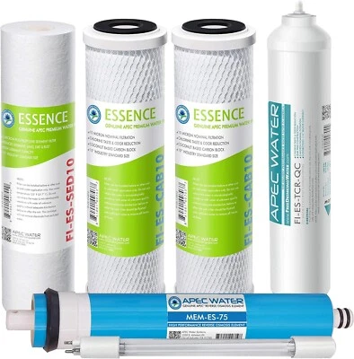 APEC Water Systems FILTER-MAX-ESUV-SS 75 GPD Complete Replacement Filter Set - Image 1 of 4