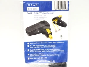 Conector angular BAAS BA12 Bike Parts DIN mini diseño para enchufes DIN máx. 8A - Imagen 1 de 2