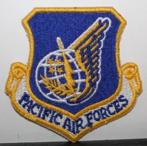 Parche a todo color de la insignia de la insignia de la insignia de la insignia de la USAF V 2 de la Fuerza Aérea de los Estados Unidos Fuerzas Aéreas del Pacífico PACAF - Imagen 1 de 2