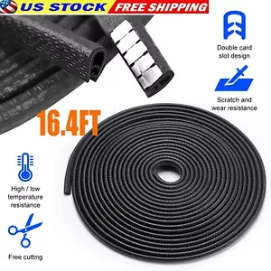 U-shape Door Edge Protection Molded Trim Rubber Strip Seal Protector for Nissan - Picture 1 of 11
