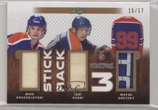 2018 Leaf ITG Stickwork Stick Rack Three Bronze /17 Mike Krushelnyski Jari Kurri