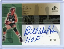 2003-04 Sp Signature Edition Basketball Inkredible Inkscriptions Bill Walton /25