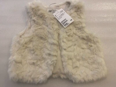 Chaleco de piel sintética H&M talla pequeña 2-3 años Foto 1 de 4