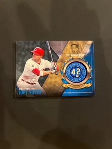 2017 Topps #JRPC-JVO Joey Votto Jackie Robinson Day Commemorative Logo Patch - Picture 1 of 2