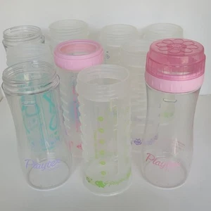 Vintage Playtex Drop In Nurser Baby Bottles Lot of 10 - Picture 1 of 11
