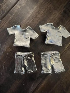 SET of 4 Kids Boys Cabinet Knobs Drawer Pulls With Hardware T-Shirt & Shorts - Picture 1 of 8