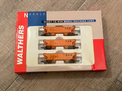 Walthers N-Scale CSX Ballast Hopper(3-Pack) #932-38702 w/ Original Box - Image 1 of 4