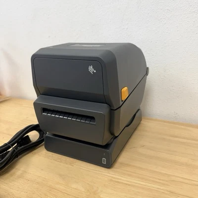 Zebra ZD421T 300dpi Thermal Transfer USB Barcode Label Printer ZD4A043-301E00EZ - Image 1 of 4