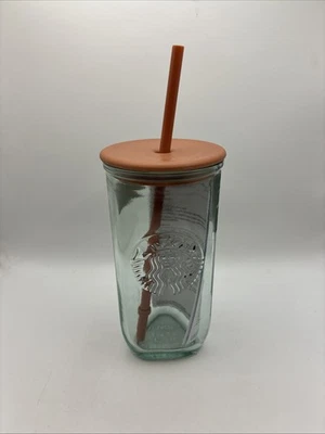 Starbucks переработанного стекла треугольник низ холодной чашки стакан, 16 унций, Grande коричневый - Изображение 1 из 4