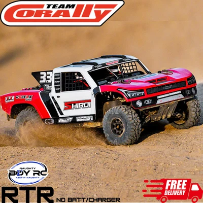Team Corally Shiroi XP6 1/8 6S Short Course Truck RTR Red RC Car Basher Fast 4x4 - Image 1 of 4