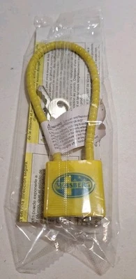 Fechadura de arma Mossberg cabo amarelo com instruções, 2 chaves NUNCA ABERTAS nova  - Imagem 1 de 3