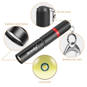 Aluminum Alloy Mini Flashlight Flashlight Black Light Lamp Mini Practical - Picture 1 of 9
