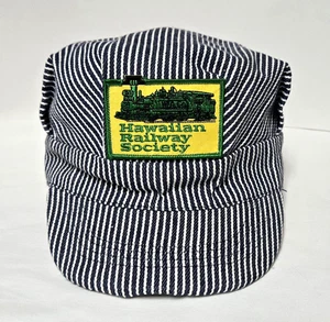 Train Conductor Hat - YOUTH CHILD Size Snapback - HAWAIIAN RAILWAY SOCIETY - Picture 1 of 6