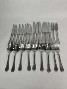 Wallace Continental Bead Stainless Steel Flatware Mixed Lot 24 Replacements - Picture 1 of 6