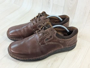 scarpe josef seibel marroni casual extra larghe (K) uomo taglia 9 buone condizioni - Foto 1 di 10