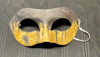 Unique Gold and Black Mask with Elastic Band - Image 1 of 2