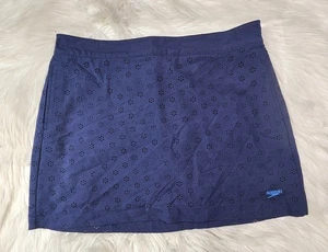 Speedo Damen Sport Skort blau einfarbig (L) UPF 50+ Activewear - Bild 1 von 7