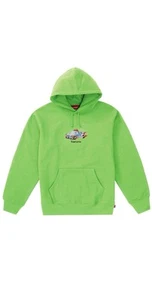 Sudadera con Capucha Supreme Cop Car Verde Brillante SS19 RARA Nueva Talla M - Imagen 1 de 3