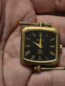 Gucci Swiss V8 18kt Gold Plated Ladies watch 978002 6 Works VTG - Picture 1 of 5