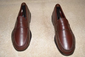 SPLENDIDI MOCASSINI BROOKS BROTHERS "PENNY" 11 D $695 - Foto 1 di 7