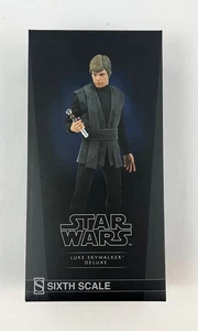 Modellino Luke Skywalker Dlxe scala 1/6 Sideshow Star Wars 12" ROTJ aperto - Foto 1 di 8