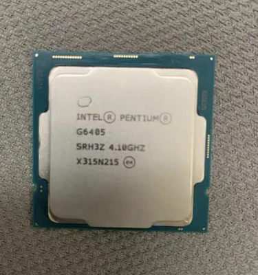 Intel Pentium Gold G6405 CPU LGA1200 2 Cores  4.1 GHz Support ASUS ROG Z590 - Image 1 of 2