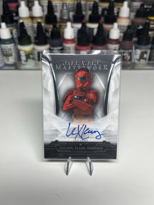 Major Elrik Vonreg-Lex Lang-Autograph-Star Wars Resistance Topps Masterwork - Image 1 of 2