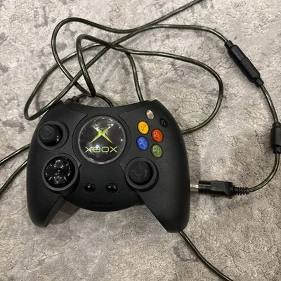 Mando Xbox Duke Original X08-17160 OEM Microsoft Negro De Colección Probado Foto 1 de 2