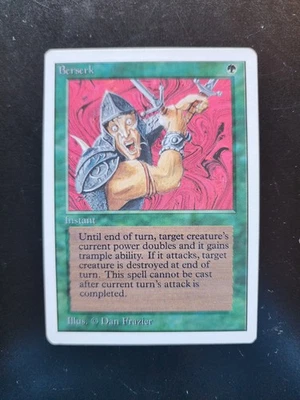Berserk Magic: The Gathering MTG x1 Unlimited Edition Lightly Played English - Image 1 of 3