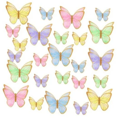  Кусочки бабочка стол центральный элемент день рождения вечеринки украшения стола 15 классический - Изображение 1 из 4