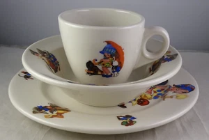Scammell Lamberton Child's Set China - Bowl, Cup & Plate USA - Picture 1 of 4