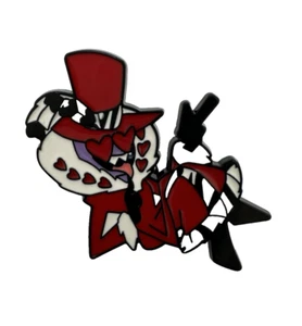 Hazbin Hotel - VALENTINO | Broche insignia pin metal esmalte 1 1/4" - Imagen 1 de 2