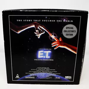 1989 E.T. THE EXTRA-TERRESTRIAL SPECIAL COLLECTOR'S EDITION LASERDISC SET BOXED - Picture 1 of 8