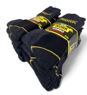 Calze calzini lavoro uomo antinfortunistiche spugna di cotone 10 paia rinforzate