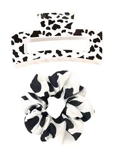 KUH PRINT KRALLENCLIP SCRUNCHIE DUOS - Bild 1 von 7