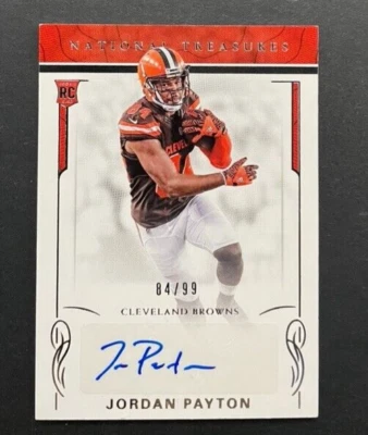2016 Panini National Treasures - Jordan Payton #157 Cleveland Browns RC AUTO /99 - Image 1 of 2