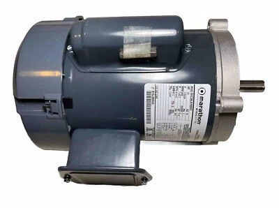 NEW Marathon Electric Motor 1/2 HP 115/230 Volt 56C C349 5KC36LN166X 3450 RPM - Image 1 of 4