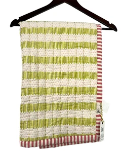 Neu Petit Pehr Hug Me Tight 36X36 Baumwolle Steppdecke Wende gestreift Babydecke - Bild 1 von 11