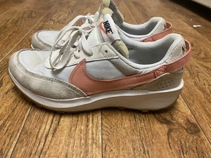 Nike Waffle Debut Damenschuhe 8,5 grau weiß koralle Gummi DH9523-003🔥🔥 bequem - Bild 1 von 8